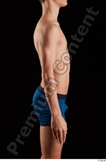 Matthew  1 arm flexing nude side view underwear 0001.jpg